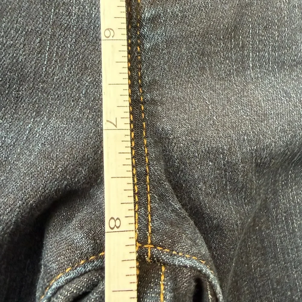 Frame Le Skinny de Jeanne Wellington Stretch Blue Denim Jeans Size 25 Minimal - Picture 7 of 12